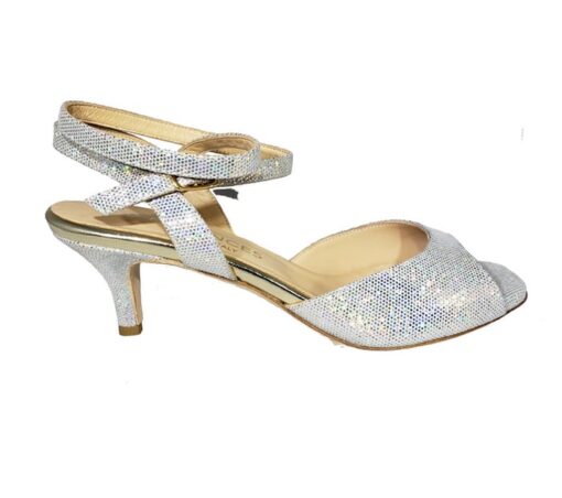 low heel silver tango shoe, jpg 200 KB